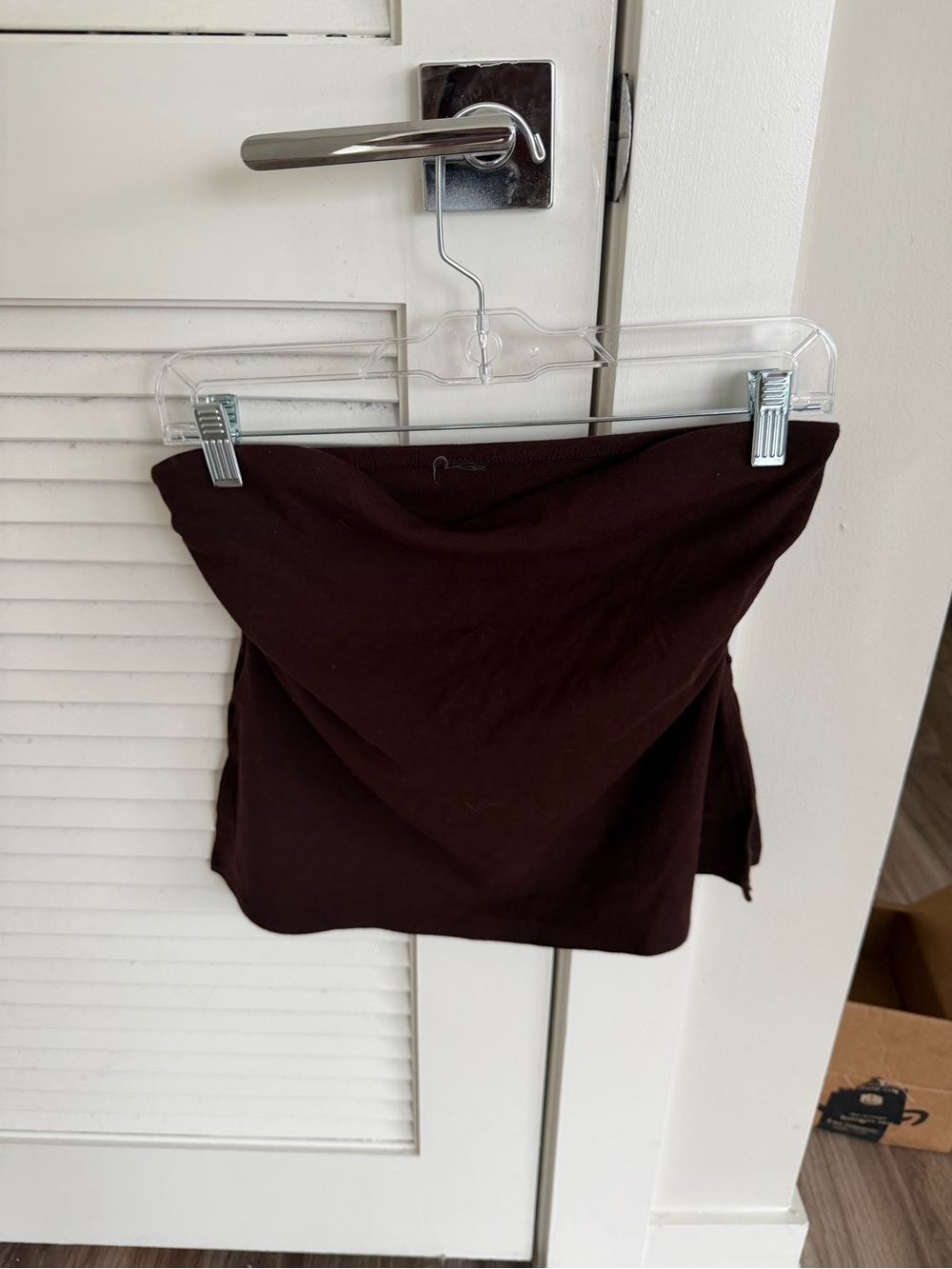 Target Dark Brown Strapless Tube Top